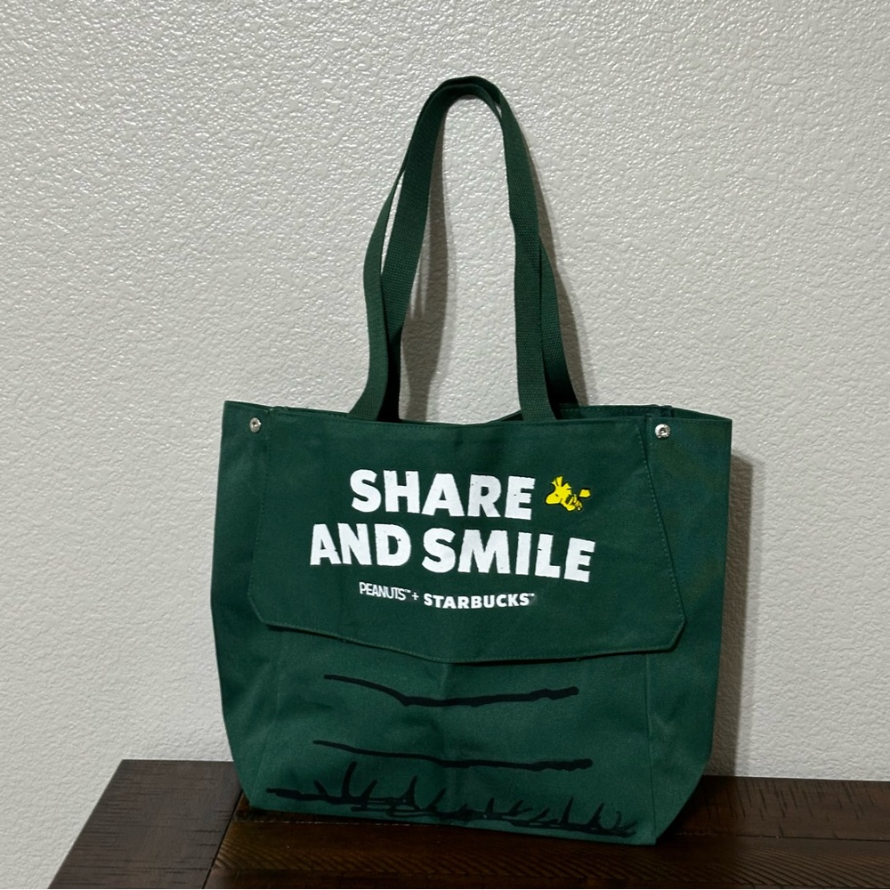 Tote Bag Snoopy Large Capacity Print Casual Lazy Style Shopping Bag - Picture 7 of 8